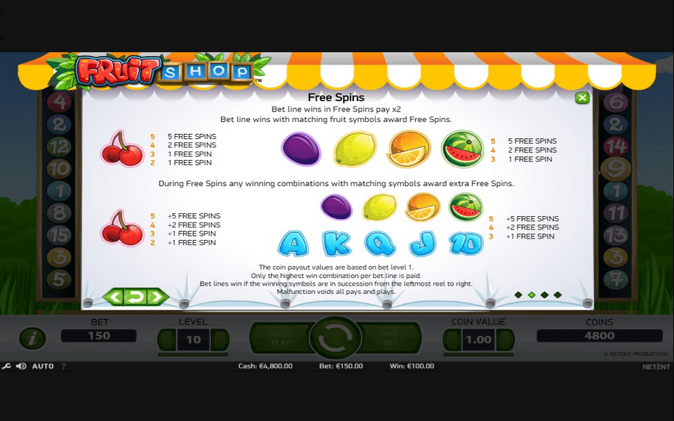 Fruit Shop Game Screenshot